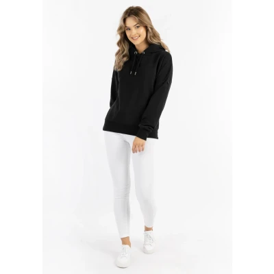 Abbildung von Dreimaster IDEM Kapuzenpullover, Damen, Größe: 36, Schwarz