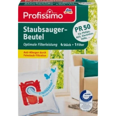 Abbildung von Lenor Profissimo Staubsaugerbeutel PR50, 1 Packung mit 4 Stück