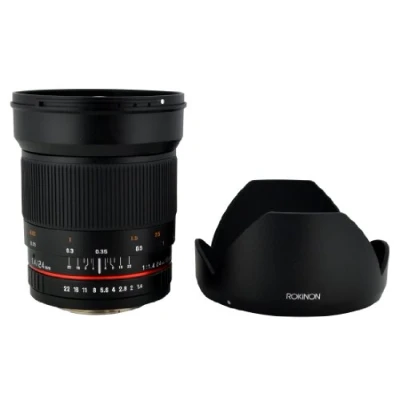 Abbildung von Rokinon 24 mm F1.4 ED AS IF UMC Weitwinkelobjektiv für Sony E Mount (NEX) Kameras (RK24M E)