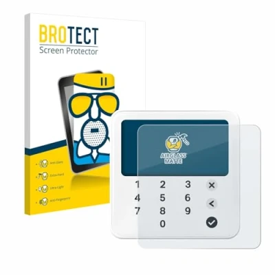 Abbildung von BROTECT Entspiegelungs Schutzglas für SumUp Solo Lite Schutz Folie Panzerfolie Glas Matt [Extrem Kratzfest 9H, Anti Reflex, Fingerprint]