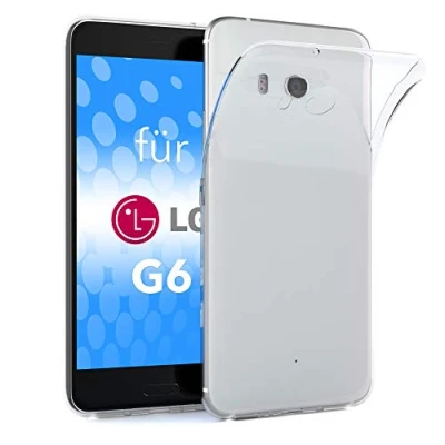 Abbildung von EAZY CASE LG G6 Schutzhülle Silikon, Ultra dünn, Slimcover, Handyhülle, Silikonhülle, Backcover, Durchsichtig, Klar Transparent