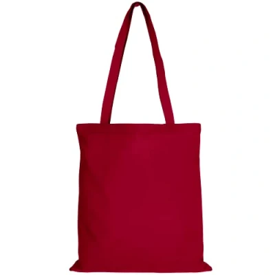 Abbildung von TEXXILLA 10er 25er 100er Pack Baumwolltasche 28 Farben mit Zwei Langen Henkeln 38x42cm Jutebeutel Einkaufstasche unbedruckt, Farbe:dunkelrot, Größe:10 Stück