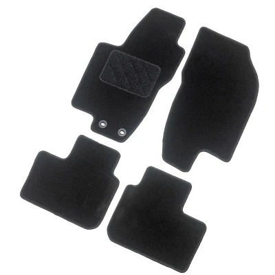 Abbildung von AutoStyle TM SK520 Fußmattensatz Textil vorne und hinten 4 schwarz VOLKSWAGEN: Tiguan Allspace, SKODA: Kodiaq, FORD: Ranger Mk3