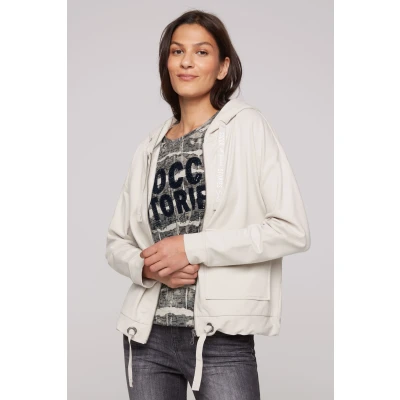 Abbildung von SOCCX Kapuzensweatjacke, mit Bindeband am Saum