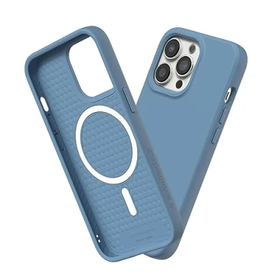 Abbildung von RhinoShield Case kompatibel mit [iPhone 13 Pro Max] SolidSuit MagSafe Stoßdämpfende &amp; schlanke Schutzhülle Premium Finish 3.5 Meter Fallschutz Türkisblau