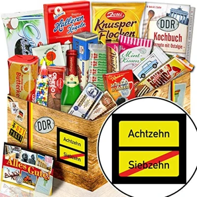 Abbildung von Ortsschild 18 Geschenk Süß DDR Geschenke Freund