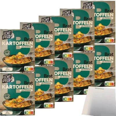 Abbildung von Echt vom Feld Bratkartoffeln mit Zwiebeln VPE (10x400g Packung) + usy Block