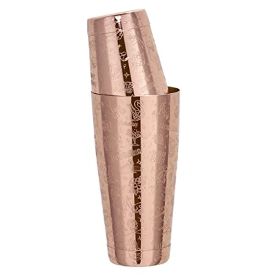 Abbildung von Fuchs Gastronomiebedarf Cocktail Shaker Mixer Bar Collabo TIN o TIN, Edelstahl Kupferfarben