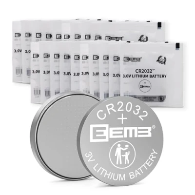 Abbildung von EEMB CR2032 Batterien, 20 Stück Knopfzellen 3V Lithium Knopfzelle CR 2032 Knopfbatterie/Batterie