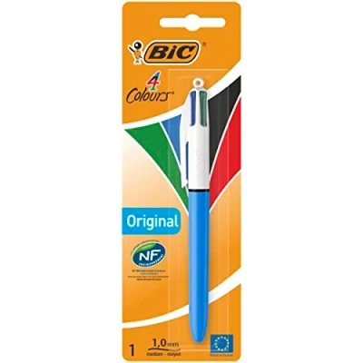 Abbildung von BIC 4 Farben Kugelschreiber Colours Original, 1er Pack, Ideal für das Büro, Home Office oder die Schule