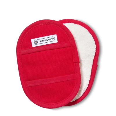 Abbildung von Le Creuset Topflappen Kirschrot 18 x 13 cm 2 Stücke