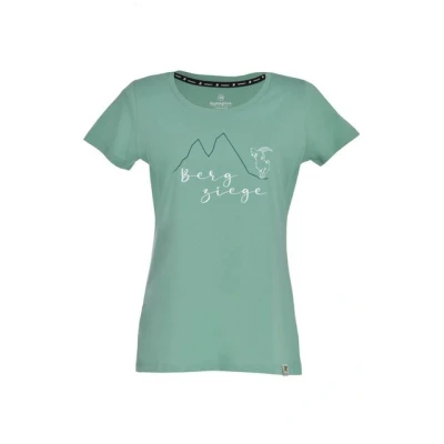 Abbildung von Baumwoll Tshirt FRIEDA Wandern/Outdoor/Trekking Damen. weiblich Malachite Green