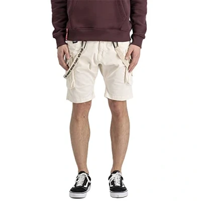 Abbildung von Alpha Industries Utility Shorts, Herren, Größe: 38, Jet stream white