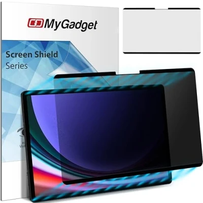 Abbildung von MyGadget Magnetische Sichtschutzfolie kompatibel mit Apple iPad Air 11 Zoll [ 2024 ] abnehmbarer Anti Spy Privacy Screen Schutz