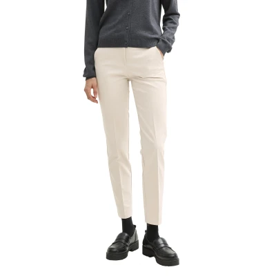 Abbildung von TOM Tailor MIA SLIM Chino, Damen, Größe: 42x30, Dusty beige