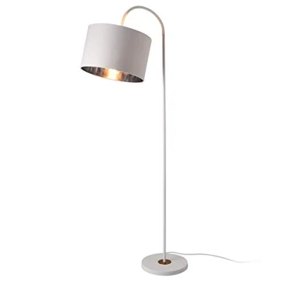 Abbildung von lux.pro Stehlampe, ohne Leuchtmittel, »Toledo« Stehleuchte Design schwenkbare Lampe Metall weiß