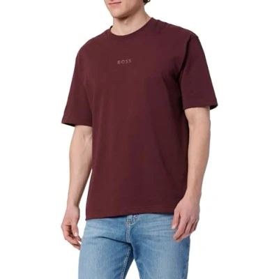 Abbildung von BOSS TEE Tshirt basic, Herren, Größe: Large, Medium red