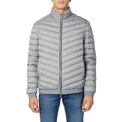 Abbildung von Armani Exchange Acolchada Wintermantel, Herren, Größe: Large, Grau