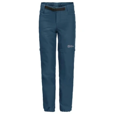 Abbildung von Jack Wolfskin Activate ZIP OFF Pants Unisex Regenhose für Kinder, Größe: 116, Dark sea