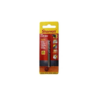 Abbildung von Starrett Split Punkt Bohrer HSS Schnellarbeitsstahl 3x61mm KBAR030 Spiralbohrer für Stahl Gusseisen Holz Weiche Materialien Eisen