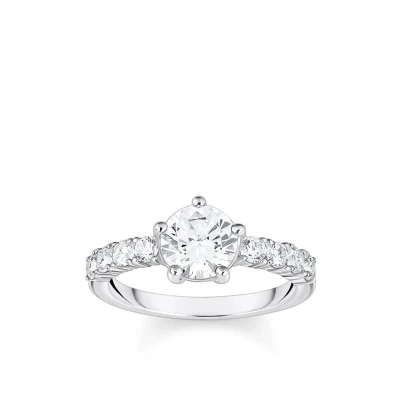 Abbildung von Thomas SABO Solitaire Ring, Damen, Größe: 54, White