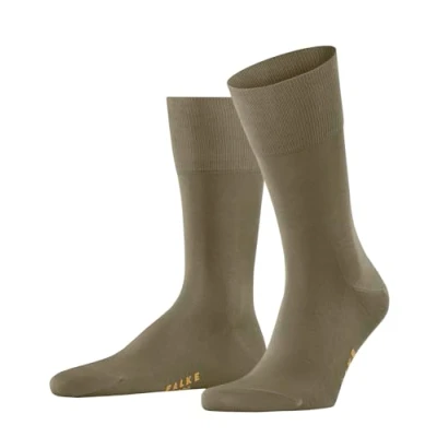 Abbildung von FALKE Herren Socken Tiago M So nachhaltige Fil D&#039;Ecosse Baumwolle einfarbig 1 Paar, Grün Crocodile 7503, 39 40