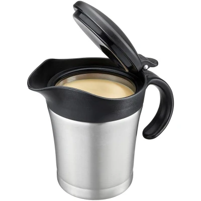 Abbildung von GEFU Thermoschüssel &quot;TREAT&quot;, 1 tlg., aus Edelstahl, mit Klappverschluss, 0,5 Liter