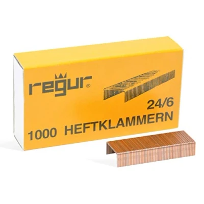 Abbildung von Regur Heftklammern Typ 24 24/06 VE=1000 Stück