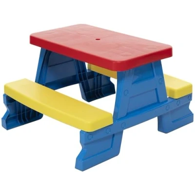 Abbildung von TOYS &amp; GAMES DOHÁNY Dohany Kinder Sitzgruppe Picknick Sitzgarnitur Outdoor Bank Tisch Kombi blau