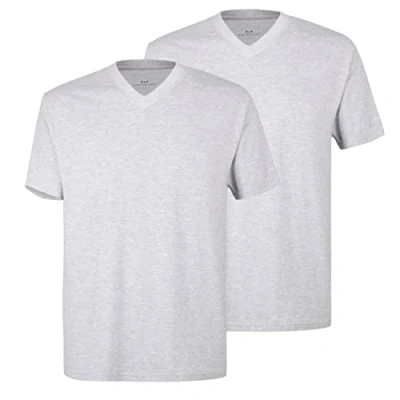 Abbildung von Götzburg Vausschn 2ER PACK Tshirt basic, Herren, Größe: Large, Grau melange