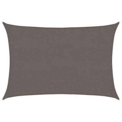 Abbildung von vidaXL Sonnensegel Sonnenschutz Windschutz Sonnendach UV Schutz Sonnenschutzsegel Schattenspender Garten Terrasse Balkon 160g/m² Anthrazit 2,5x3,5m HDPE