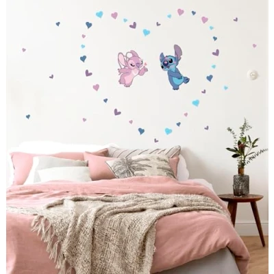 Abbildung von Komar Wandtattoo &quot;Komar Stitch in Love Größe 50 x 70 cm&quot;, (43 St.)