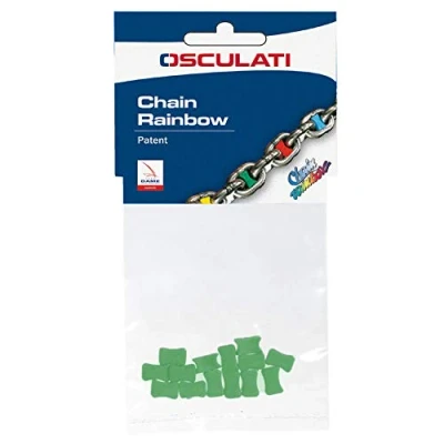 Abbildung von Osculati 01.500.08VE Chain Rainbow Kettenmarkierung, Grün, Größe 8