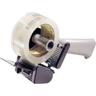 Abbildung von Scotch Low Noise Tape Dispenser H150 für leisen oder wiederkehrenden Gebrauch, Pistolengriff Design, schlagfest, 5,1 cm