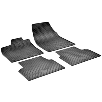Abbildung von WALSER RubberLine 50856 Fußmattensatz Gummi vorne und hinten 4 schwarz