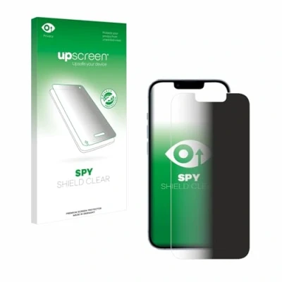 Abbildung von upscreen Anti Spy Blickschutzfolie für Apple iPhone 14 Privacy Screen Displayschutz Folie [Sichtschutz, Blaulichtfilter]