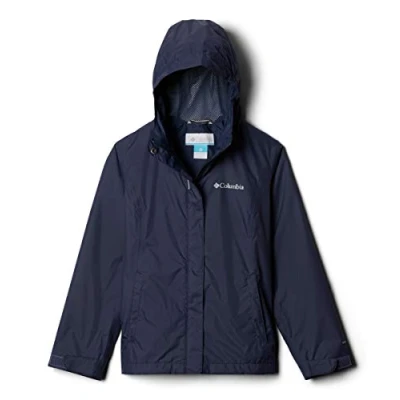 Abbildung von Columbia Arcadia Unisex Regenjacke / wasserabweisende Jacke für Kinder, Größe: 128, Nocturnal