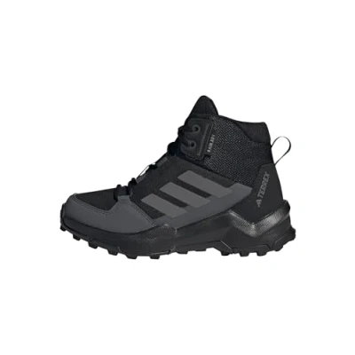 Abbildung von Adidas Terrex AX4R MID RAIN.RDY Unisex Hikingschuh für Kinder, Größe: 30.5, Core black/grey four/grey six Textil/synthetik