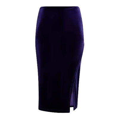 Abbildung von faina Women&#039;s Midirock Skirt, LILA, M