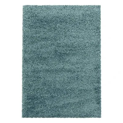 Abbildung von Teppium Teppich Unicolor Einfarbig, Rechteckig, Höhe: 30 mm, Einfarbig Shaggy Wohnzimmer Langflor versch. farben und größen
