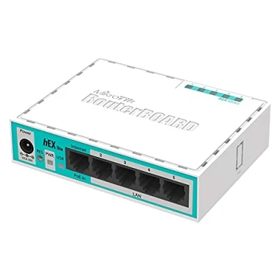 Abbildung von Mikrotik RB750 Ethernet Router (10.100Mbps, 10/100Base T(X), (RJ 45), 64MB, 32MB AR7241 AH1A