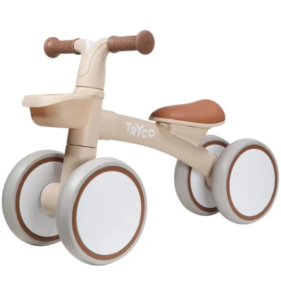 Abbildung von Laufrad Luna Beige mit Korb 1 Jahr Tryco