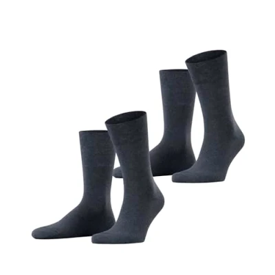 Abbildung von Esprit Basic EASY 2PACK UNI Socken, Herren, Größe: 43 46, Navy mel. (6127)