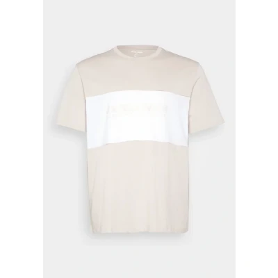 Abbildung von Jack &amp; Jones Jjelegacy Blocking TEE Oneck Tshirt print, Herren, Größe: 5XL, Moonbeam