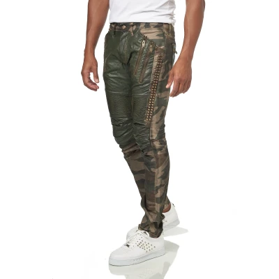 Abbildung von KINGZ Bequeme Jeans, mit Applikationen und Nieten