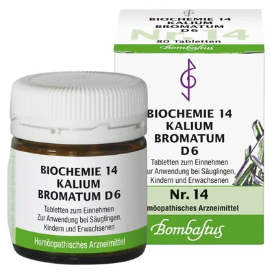 Abbildung von Biochemie 14 Kalium bromatum D 6 Tablett 80 St