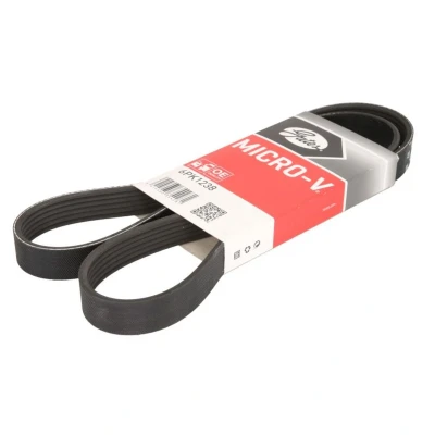 Abbildung von GATES 6PK1238 Keilrippenriemen 1238 6 Polyester, EPDM (Ethylen Propylen Dien Kautschuk) RoadMax Value Line AUDI: A3 Schrägheck, Sportback