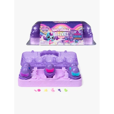 Abbildung von Hatchimals Alive Neon Rainbow Carton Figurenset
