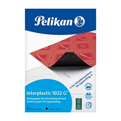 Abbildung von Pelikan Kohlepapier Interplastic 1022G, DIN A4, 10 Blatt, 1 Set