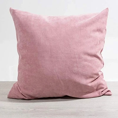 Abbildung von LYSEL Kissen Deko rosa Uni Jerada 50x50 Polyester Kissenbezug Dekokissen